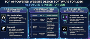 Top AI-Powered website design software for 2026