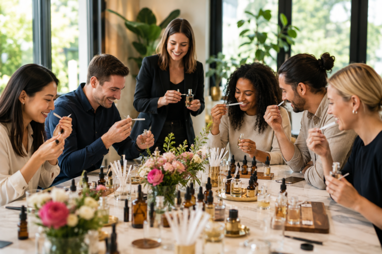 Why a Mobile Perfume Workshop Is the Perfect Team Building Activity