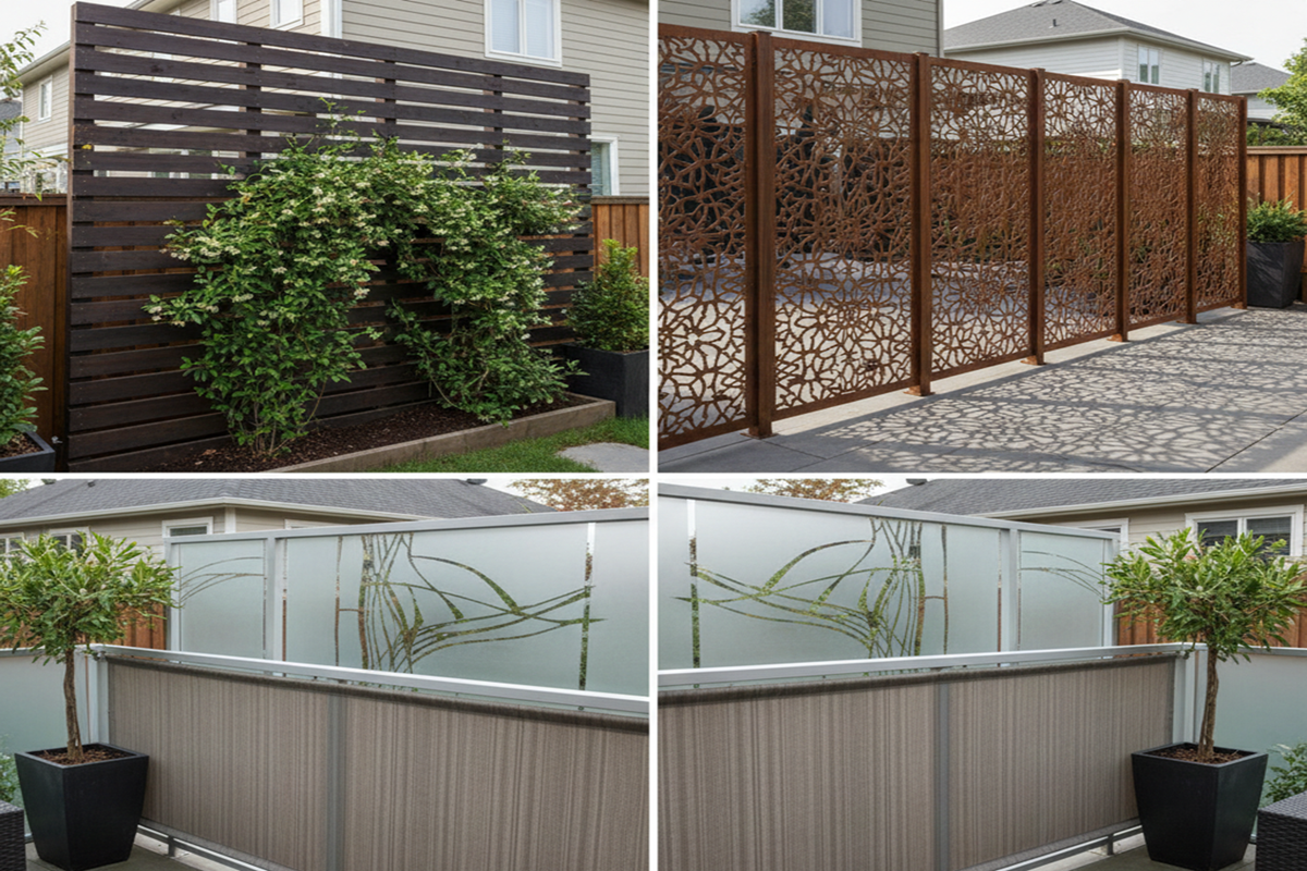 Custom Privacy Screens