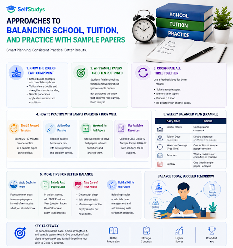 Approaches to Balancing School, Tuition, and Practice With Sample Papers