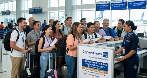 Does Copa Airlines Offer Group Booking for 10 or More Passengers?